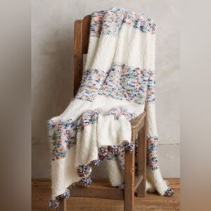 Anthropologie Madison 88 Knit Confetti Throw - never used